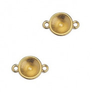 DQ Metal setting for chaton SS39 2 eyelets - Gold